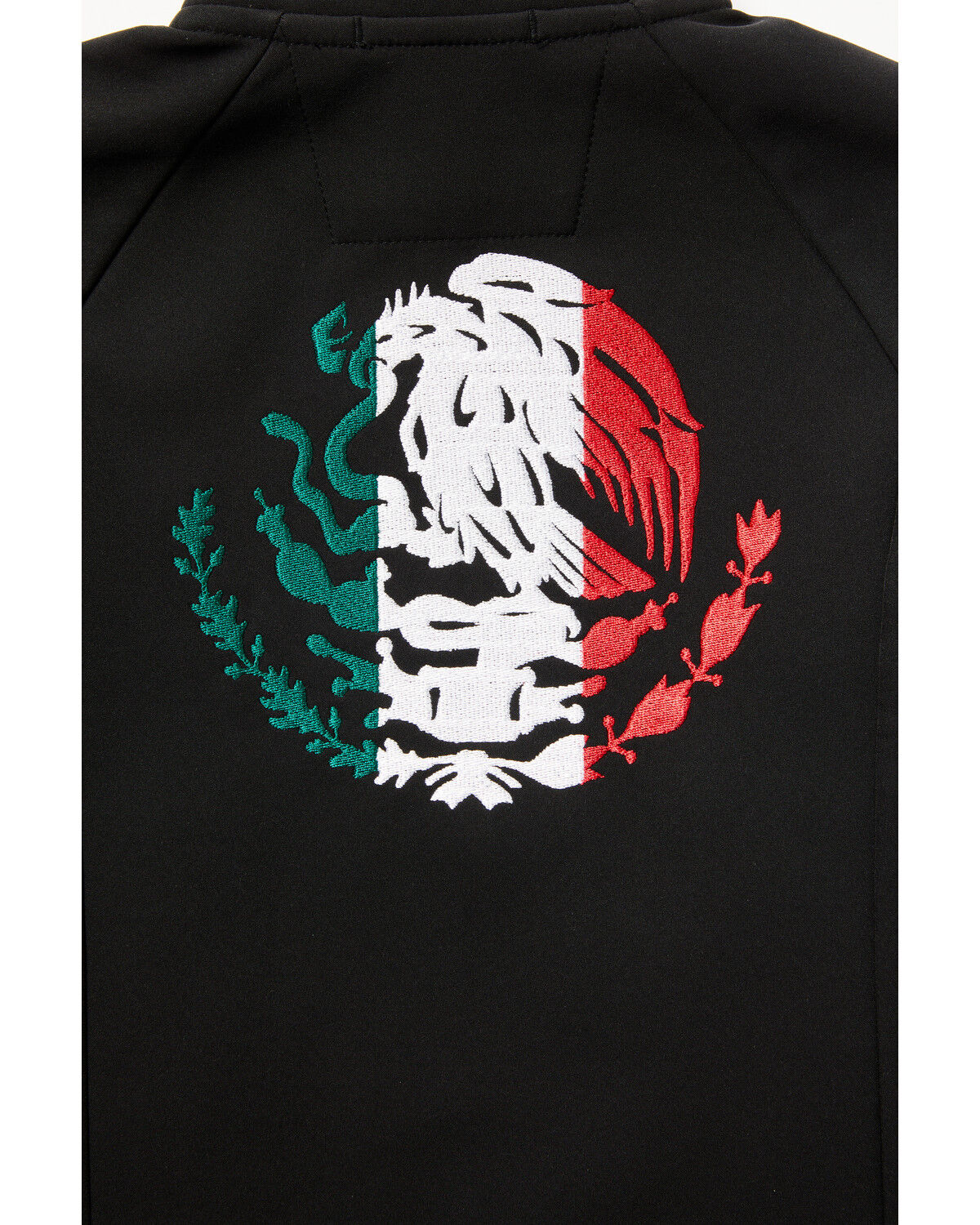 Image #3 - RANK 45® Toddler Boys' Mexico Flag Seal Softshell Jacket, Black, hi-res
