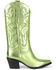 Image #2 - Jeffrey Campbell Women's Dagget Metallic Western Boots - Snip Toe, Green, hi-res