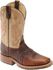 Image #1 - Double H Men's I.C.E. Saddle Vamp Western Boots - Square Toe, Bison, hi-res