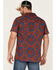 Image #4 - Pendleton Men's Hula Girl Tropical Print Short Sleeve Button-Down Western Shirt, , hi-res