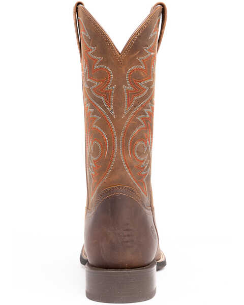 Image #9 - Ariat Men's Sport Herdsman Western Performance Boots - Square Toe, Brown, hi-res