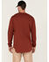 Image #4 - Hawx Men's Logo Graphic Long Sleeve Work T-Shirt, Dark Red, hi-res