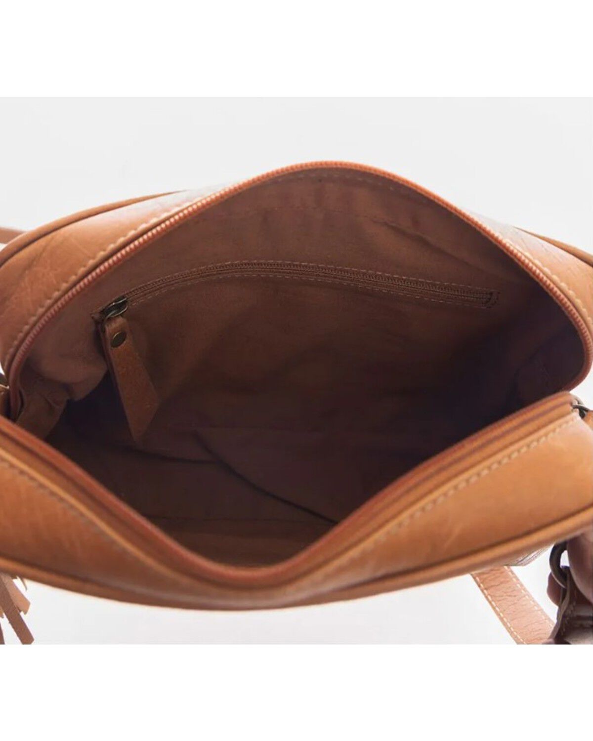 Image #4 - Myra Bag Women's Age Of The Steer Hand Tooled Crossbody Bag, Brown, hi-res