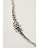 Image #2 - Lainey Wilson Women's Barbed Wire Embellished Collar Necklace, Silver, hi-res