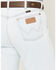 Image #4 - Wrangler Men's 13MWZ Toughlite Light Wash Cowboy Cut Straight Stretch Denim Jeans, Light Wash, hi-res