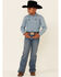 Image #1 - Cinch Boys' White Label Jeans - 8-18 Regular, Denim, hi-res