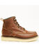 Image #2 - Hawx Men's 6" Lace-Up Moc Work Boots - Soft Toe, Brown, hi-res