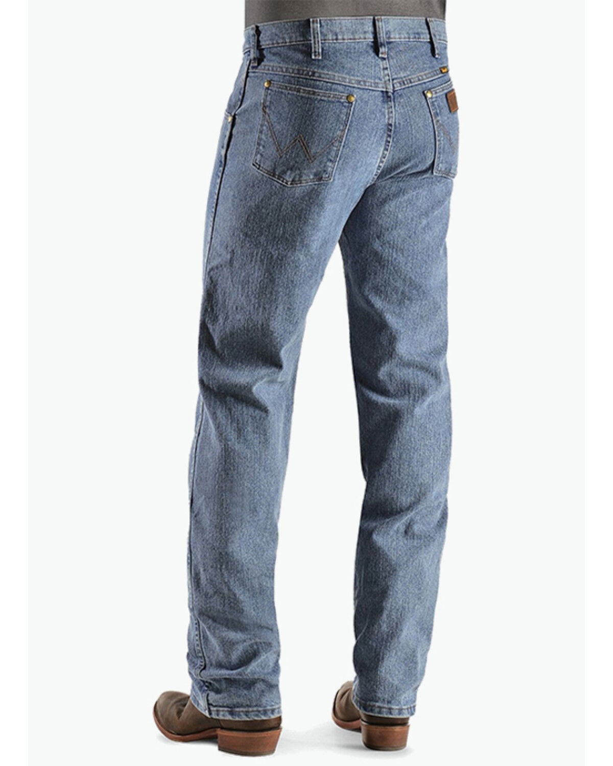 Image #1 - Wrangler Men's Premium Performance Advanced Comfort Cowboy Cut&reg; Stretch Denim Jeans - Tall, Blue, hi-res