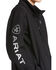 Image #2 - Ariat Boys' Logo Softshell Jacket , Black, hi-res