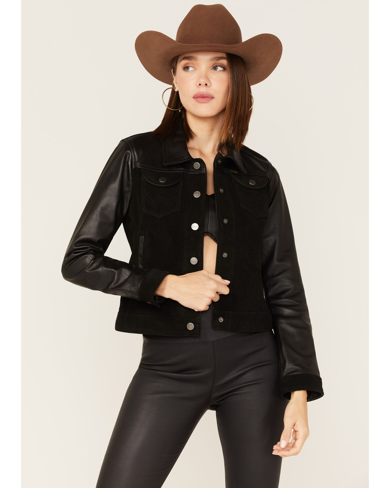Wrangler suede jacket top