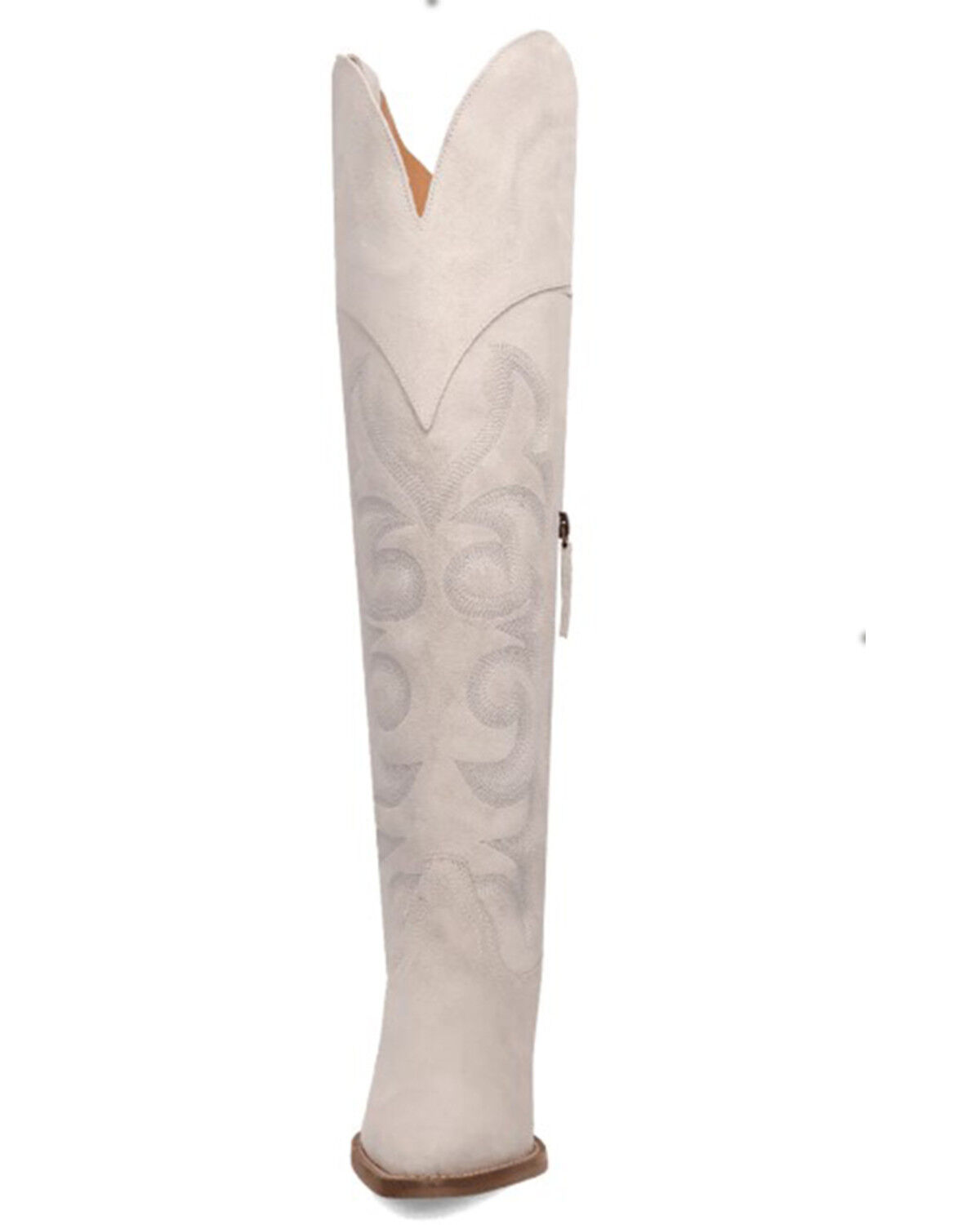 Image #4 - Dingo Women's Primadonna Tall Western Boots - Snip Toe, White, hi-res