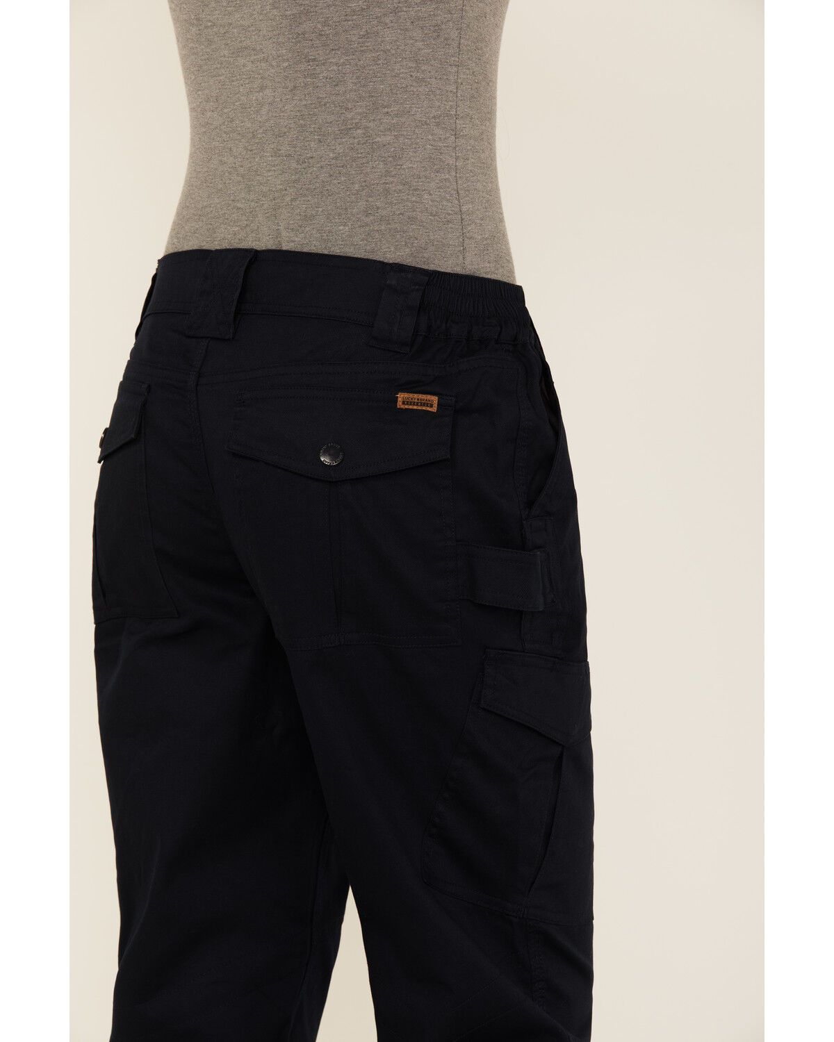 Image #4 - Lucky Brand Workwear Women's Twill Cargo Pants, Navy, hi-res