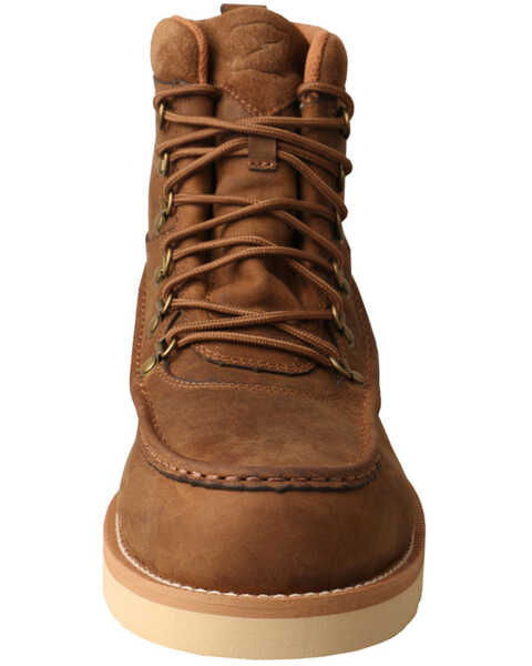 Image #5 - Twisted X Men's 6" Wedge Work Boots - Alloy Toe, Brown, hi-res