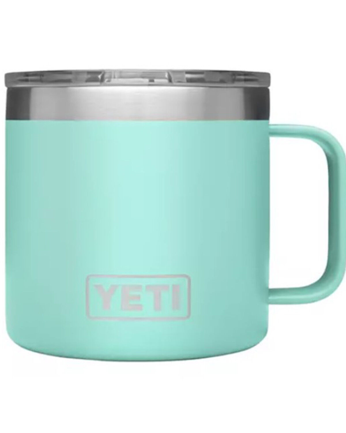 Image #1 - YETI Rambler®  MagSlider™ Lid 14oz Mug, Seafoam, hi-res