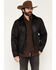 Image #1 - Moonshine Spirit&reg; Men's Faux Shearling Sherpa Lined Jacket, Black, hi-res
