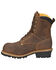 Image #3 - Carolina Men's 8" Poplar Insulated Waterproof Logger Work Boots - Composite Toe, Brown, hi-res