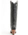 Image #5 - Besita Women's The Sunny Inlay Tall Western Boots - Snip Toe, Black/white, hi-res