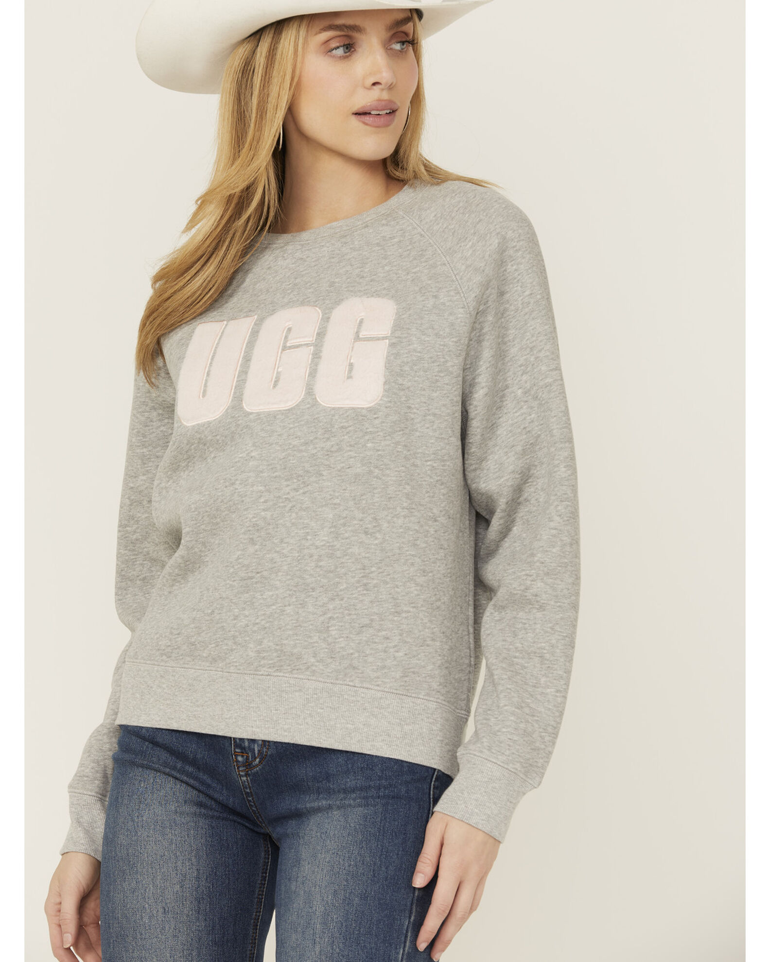 Women's Madeline Fuzzy Logo Crewneck