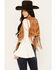 Image #4 - Vocal Women's Braided Lace Fringe Vest, Camel, hi-res