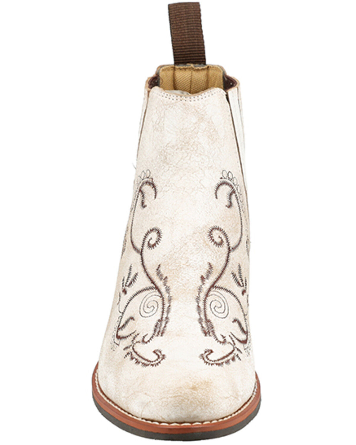 Image #4 - Smoky Mountain Women's Grace Western Boots - Round Toe, White, hi-res
