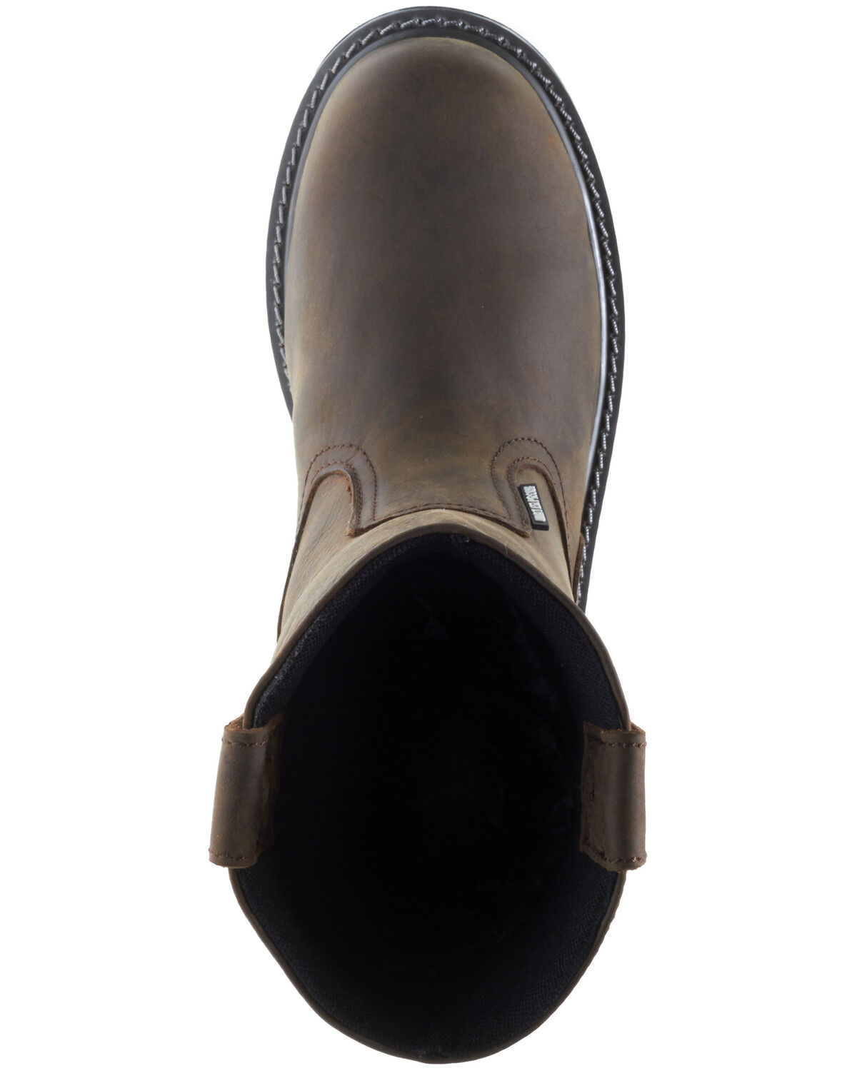 Image #6 - Wolverine Women's Floorhand Waterproof Western Work Boots - Steel Toe, Brown, hi-res