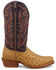 Image #2 - Twisted X Men's 13" Reserve Exotic Full-Quill Ostrich Western Boots - Square Toe, Honey, hi-res