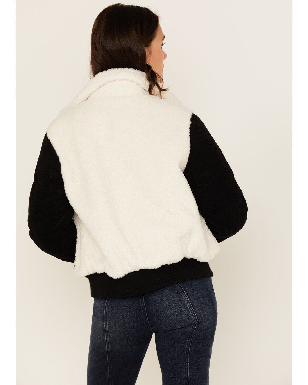 Image #4 - Stoosh Women's Sherpa Jacket, Black, hi-res