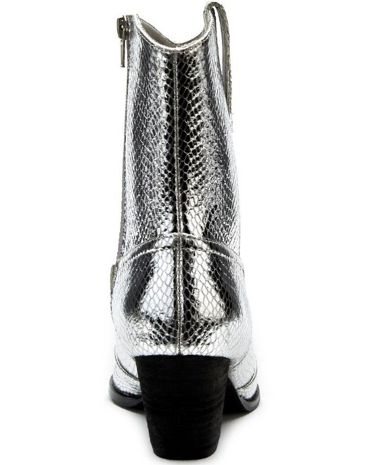 Image #5 - Matisse Women's Bambi Western Booties - Round Toe, Silver, hi-res