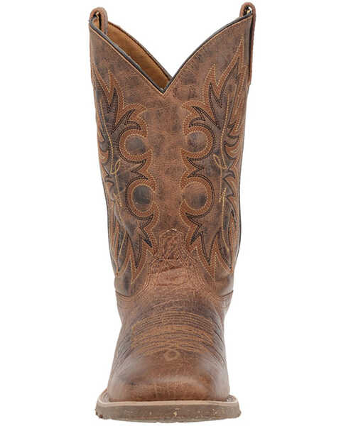 Laredo Men's Rancher Rust Stockman Western Boots - Broad Square Toe, Brown, hi-res