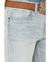 Image #2 - Cody James Men's Pioneer Light Wash Slim Bootcut Stretch Denim Jeans, Light Wash, hi-res
