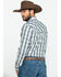 Wrangler Retro Men's Large Ombre Plaid Long Sleeve Western Shirt , Black, hi-res