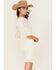Image #4 - Shyanne Women's Lace Bell Sleeve Mini Dress, Off White, hi-res