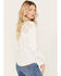 Image #3 - Idyllwind Women's Coleman Crochet Lace Shirt, Ivory, hi-res