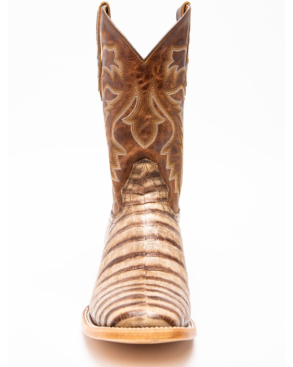 Image #5 - Cody James Men's Caiman Belly Western Boots - Broad Square Toe, Brown, hi-res