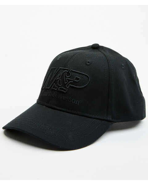 Image #1 - Smith & Wesson Men's M&P Embroidered Baseball Cap , Black, hi-res