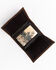 Image #3 - Cody James Men's Boot Stitch Longhorn Tri-Fold Leather Wallet, Tan, hi-res