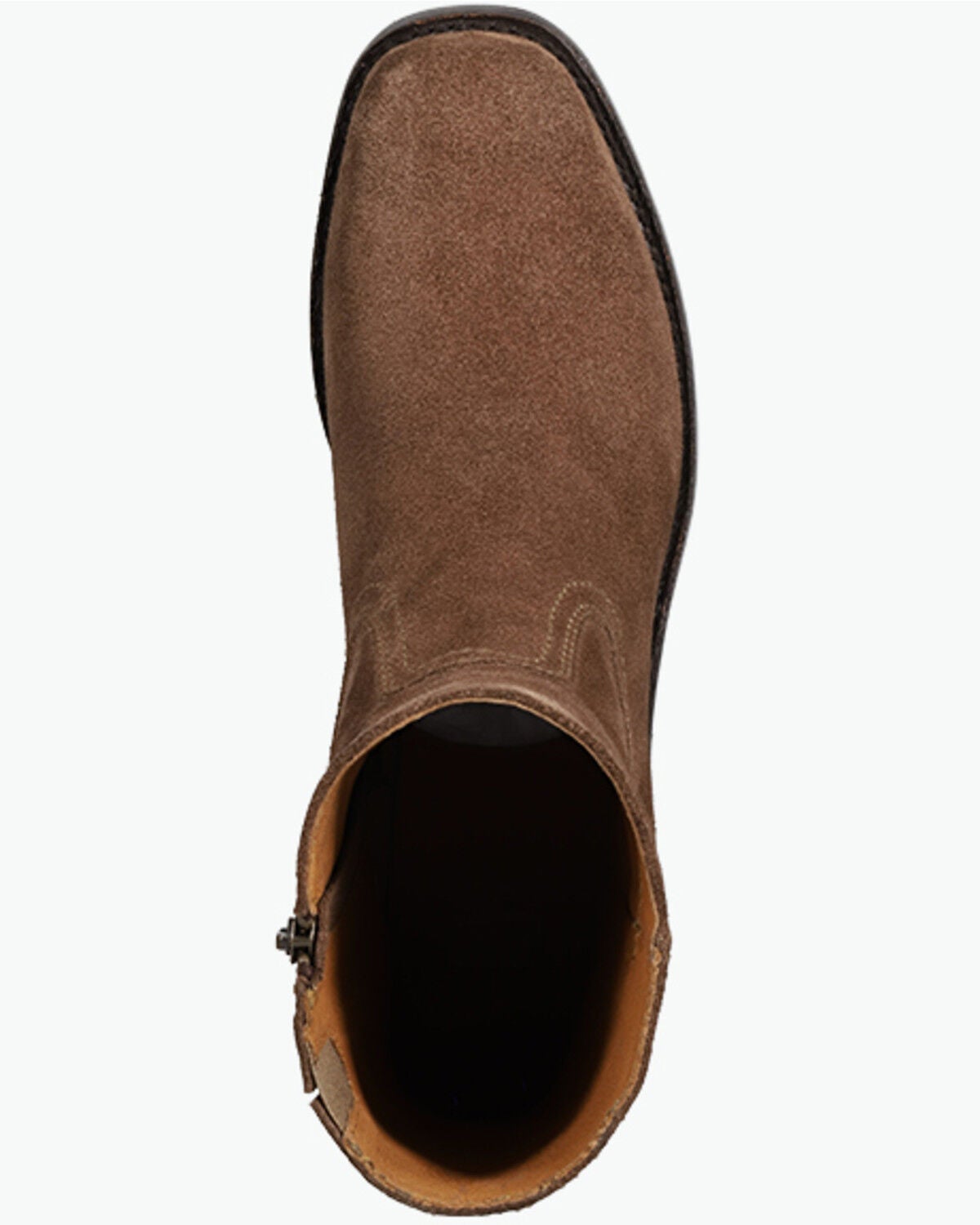 Image #6 - Frye Men's Campus Inside Zip Casual Boots - Round Toe, Brown, hi-res