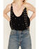 Image #3 - Free People Women's Virgo Tank Top, Black, hi-res