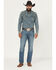 Image #1 - Rock & Roll Denim Men's Medium Wash Revolver Slim Straight Stretch Denim Jeans, Medium Wash, hi-res