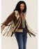 Image #3 - Understated Leather Women's Americana Star Fringe Suede Jacket, , hi-res