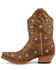Image #3 - Black Star Women's Marfa Shortie Western Boots - Snip Toe, Caramel, hi-res
