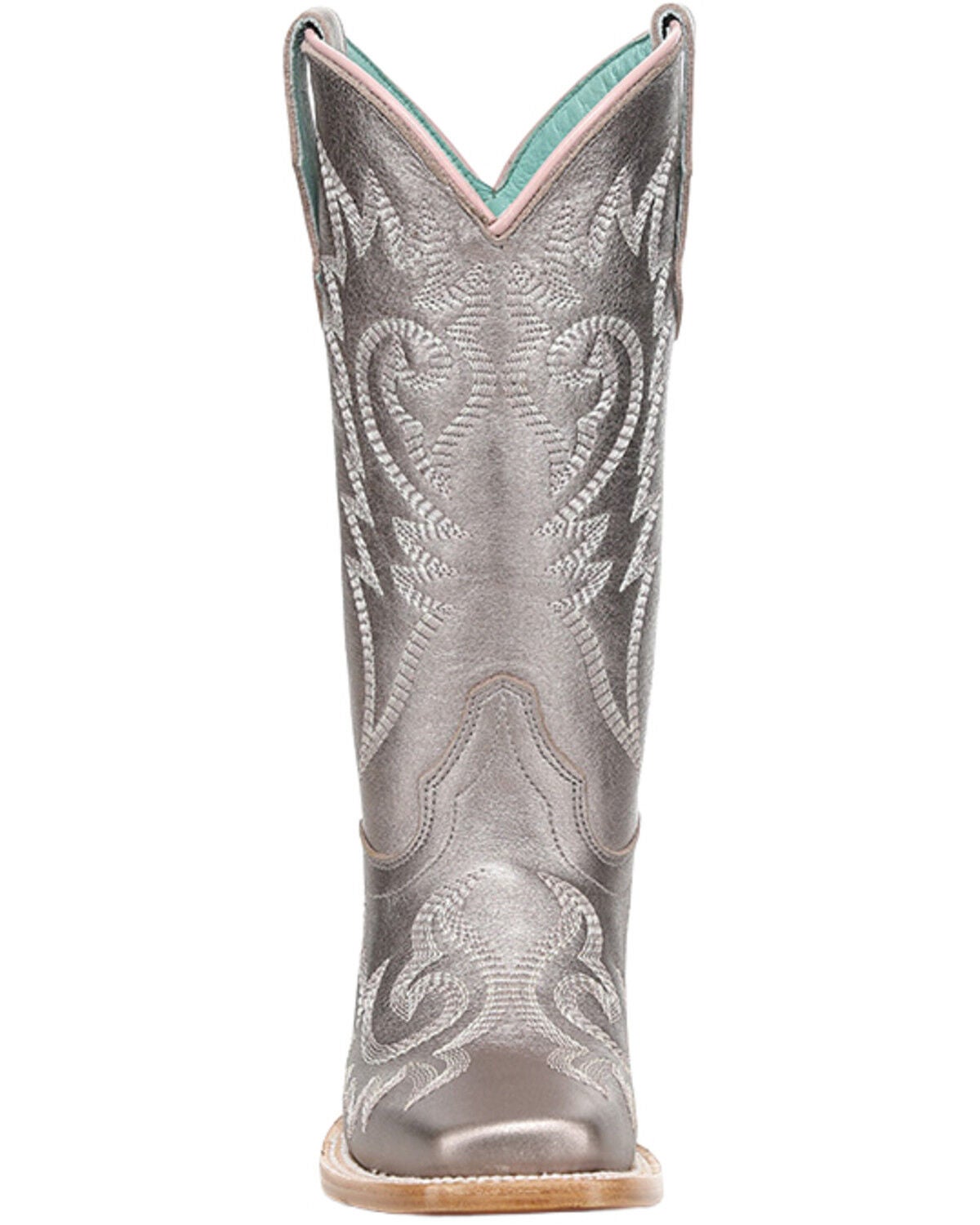Image #3 - Corral Girls' Metallic Western Boots - Square Toe, Lilac, hi-res