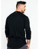 Image #2 - Hawx Men's Logo Crew Long Sleeve Work T-Shirt, Black, hi-res