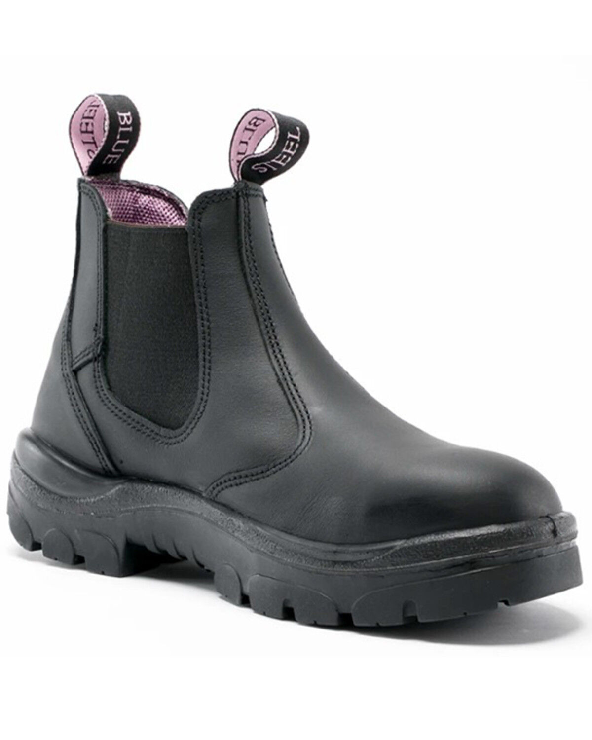 Image #1 - Steel Blue Women's Hobart Waterproof Work Boots - Soft Toe, Black, hi-res