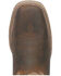 Image #6 - Laredo Men's Odie Western Boots - Broad Square Toe , Dark Brown, hi-res