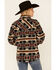 Image #4 - Outback Trading Co Women's Avery Southwestern Print Long Sleeve Button Down Western Big Shirt , Navy, hi-res