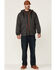 Image #2 - Hawx Men's Charcoal Sherpa-Lined Zip-Front Hooded Work Jacket , Charcoal, hi-res