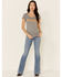 Image #2 - Idyllwind Women's Losing Charm Trustie Short Sleeve Graphic Tee, Heather Grey, hi-res