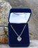 Montana Silversmiths Women's Let's Dance A Little Dance Heart Necklace , Silver, hi-res