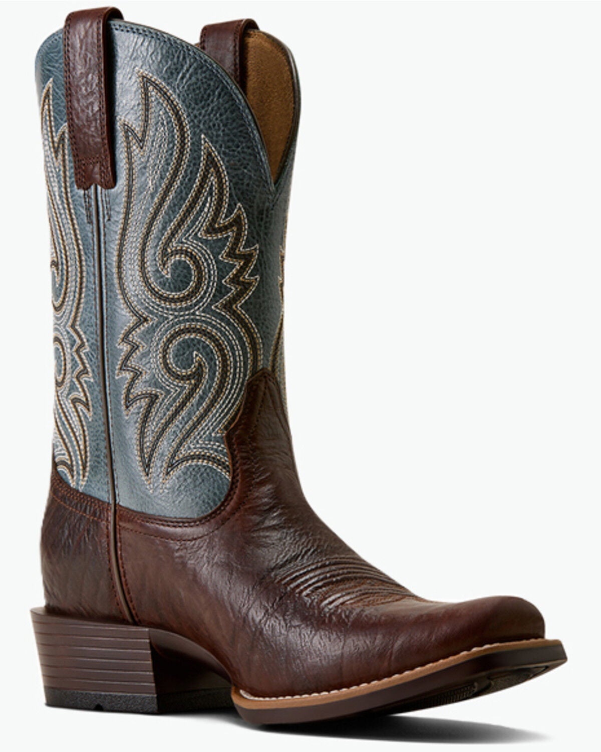 Ariat Men's Stonebrook Performance Western Boots - Square Toe, Brown, hi-res